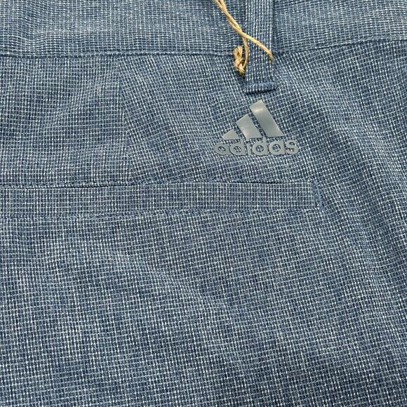 NWT Adidas Crosshatch Golf Shorts in Crew Navy Size 38 - Picture 8 of 8